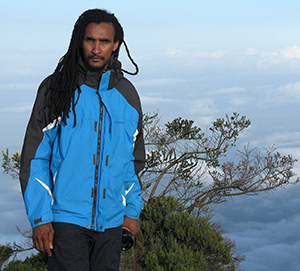 Guide Walter Miya summits Kilimanjaro